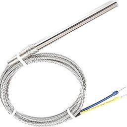 THERMONIC BRAND PREMIUM QUALITY J TYPE PENCIL THERMOCOUPLE (0-500 C), DIA 5MM, LENGTH 3 INCH AND FG/FG/SS WIRE (2 MTR)-28