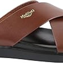 Men's X-Stroke Toe-Ring Leather Sandals-53