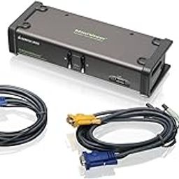 IOGEAR 2-Port Dual View KVM Switch with Audio and USB Peripheral Sharing GCS1742 2-14
