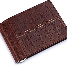Men Brown Print Genuine Leather Wallet (Brown)-image-74