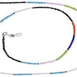 MANBHAR GROUP - Round Beaded Eyeglasses Chain for Women, Sunglasses Chain, Reading Glasses Holder,Lanyard for Face Mask, Crystral Glass Beads, Sunglasses, Goggles and Eyeglasses-image-10