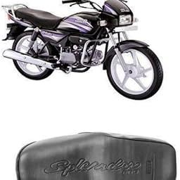 PBTA Vinyl Waterproof Durable Bike Seat Cover Compatible For Hero Splendor Pro And Splendor Plus - (Black) | Compatible For Hero Splendor Bike-21