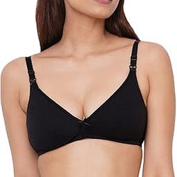 inner sense Organic Cotton Bamboo Nursing Bra for Women I High Coverage Feeding Bra with Lace Detailing on Neckline I Non Padded Maternity Wear with Wirefree Design-picture-17