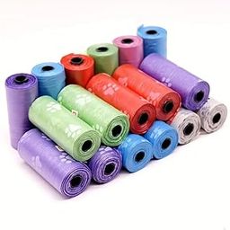 10 Rolls Baby Waste Disposable Diaper Bag Refill Rolls - 10 Refill Rolls/150 Bags, Convenient and Quick Diaper Disposal, Unscented - 15 Bags/Roll (10)-image-3