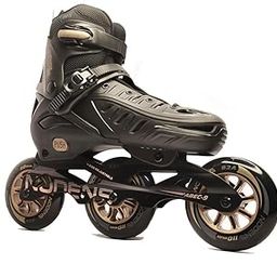 NODENS Unisex_Youth Adjustable Inline Roller Skates-Pack of 1 Pair Gold (Large (39-42), Gold)-picture-21