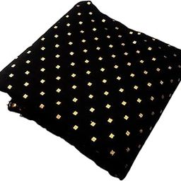 blouse piece Unstiched Mulberry Silk with geometry print fancy blouse piece for women with cotton lining 1 meter each-98
