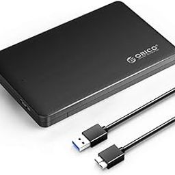 Orico 2.5"(6.3cm) USB 3.0 HDD Enclosure Case Cover for SATA SSD HDD | SATA SSD HDD Enclosure High Speed USB 3.0 | Tool Free Installation | Black-31