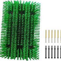 SAZ DEKOR Livestock Scratch Brush Clean Tool Full Massage Brush for Horses Pigs Cattle Green-image-92