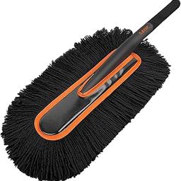 Tukzer Super-Soft Microfiber Car Duster Brush with Detachable Handle| Strong Absorption, Scratch-Free Cleaning Tool for Wet & Dry Dusting/Polishing/Washing for Bike, Car, Truck, Office, Home Kitchen-14