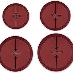 Klowage-40 Pieces Plastic Mix Coin Capsule Holders Display case Box (28mm+33mm+40mm+52mm)-image-12