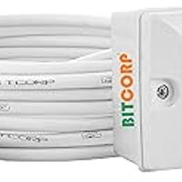 Bitcorp 16A Extension Board 1 Socket 1 Mcb, 3500W Power Strip with Surge Protector, 15 Meter Electric Cord for Home, Office, PC, Cooler, Fridge, Gadgets, AC (White) 220V-21