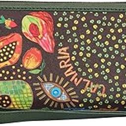 Women�s RFID Wristlet Wallets - Printed Fabric with Leather Accents-image-44
