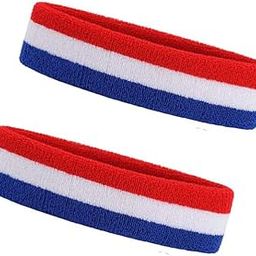 Style Along Multicoloured Outdoor Fitness Sports Sweatband Headband Yoga Gym Unisex Head Band (Unisex)- Pack of 2-image-15
