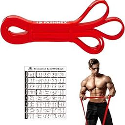 FASHNEX Rubber Exercise Resistance Loop Band for Men and Women (Light Resistance)-image-1