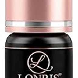 Lonris LONG LASTING Volume Individual Eyelash Extension Glue 5 ml – Professional Advanced Semi-Permanent Lash Adhesive Bond| 1-2 Seconds Drying Time - Black | 7-8 Weeks Bonding | Very Strong Retention-image-1