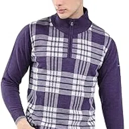 monte carlo Men’s Regular Fit Pullover | Mock Neck | Abstract Pattern | Half Zip Closure | Full Sleeve | Stylish Winter Sweater | Casual Layering Knitwear for Men-picture-28