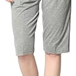 Women's Cotton Three Fourth Capri Shorts with Side Pockets |Women's Casual Shorts-C5__MLG__01-P-image-65