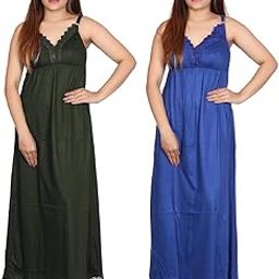 Women's Hosiery Cotton Full Length Camisole, Long Inner Wear Petticoat-Nighty Slip-Kurti Slip-Suit Combo Pack of 2 Set-image-25