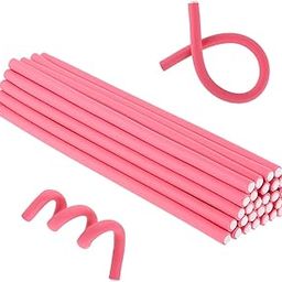 MAPPERZ Hair Curling Flexible Rods, Magic Foam Rollers, Non Heat Flexi Twist Curling Rods for Long, Short, Medium Hair, Hair Curler Rolls (Multicolour, Pack of 10)-picture-25