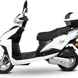 EOX ZUKI Low Speed Electric Scooter Non RTO with 50-60Km Mileage, Grey Portable Lithium Battery & Charger-image-92