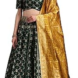 Women's Jacquard Semi-Stitched Lehenga choli (Trisha)-picture-28