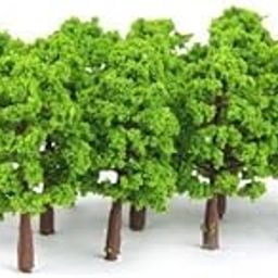bnf® 8x20Pcs PVC Model Tress Train Railroad Scenery 1:150 Scale Light Green Kit | Scenery & Trees | Parts & Accessories | N Scale | Model Railroads & Trains-image-58