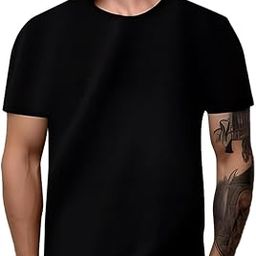 Customized & Personalised Custom Basic Men�s Premium Material T- Shirt, Any Image or Text Printed White, Half Sleeve, Round Neck, Customised Men T-Shirt-image-60