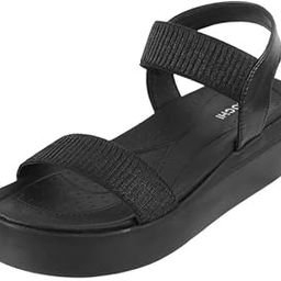 mochi Women Wedge Heel Fashion Sandal-picture-19