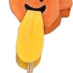 atorse Plush Winter Earmuffs Cute Creative Headband for Women Outdoor Sports Winter Orange-picture-18