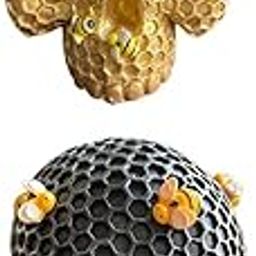 MERISHOPP 2X Honeycomb Skull Sculpture Figurine Shelf Statues Ornaments|Home & Garden|Home D?©cor|Figurines-image-64