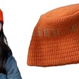 Fashion Winter Knit Solid Bucket Hat for Women-image-32