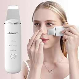 BRAINLE Ultrasonic White Heads Removal Machine for Face, Blackhead Removal Tool & Deep Dirt Cleaner, Facial Scrubber Spatula for Nose, Black & Whitehead Remover, Face Cleaning-picture-45