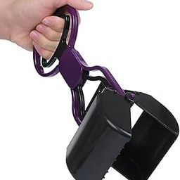Pets Empire Poop Scooper for Large Small Dogs | Dog Potty Picker | Portable Dog Poop Pickup | Potty Animal Waste Cleaner, Sanitary Dog Waste Pick Up Dispense with Steel Lock (Colour May Vary, 11-Inch)-image-20