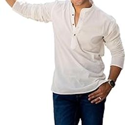 The White Short Kurta with Golden Polka Dots(S-10XL)-image-2