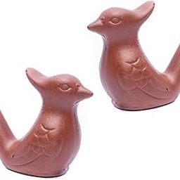 Generic Clay Bird Water Whistle, Multicolour, Set of 2-11