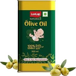 LuvLap Naturals Baby Body Massage Olive Oil, 500 ML, Spanish Premium Olive Oil, Enhances Bone & Muscle Strength-image-69