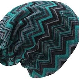 Blue Zigzag Design Ponytail Beanie Winter Cap Bandanas Head Wear Crochet Knit Cap Skull Beanies Warm Caps Female Knitted Stylish Hat for Women's Girls & Ladies-image-46