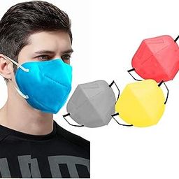 N95 Multi Color Face Mask, Reusable, Washable CE & ISO Certified to Protect Mouth Droplets, Dust and Pollution-Pack of 3 Mask-18
