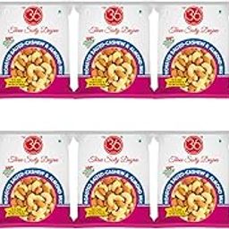 360 Cashews & Almonds On the Go Roasted Salted Pouches | Crunchy Kaju & Badam Dry Fruit | Zero Oil Added | Oven Roasted | Tasty & Nutritious | 10 Packs x 30 Grams = 300 Grams-image-8