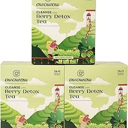Chit Chat Chai Berry Detox Green Tea - 15 Pyramid Tea Bags | 100% Whole Leaf Detox Green Tea | Helping you Relax and Improve Sleep by Calming your senses | Low Caffeine-image-53