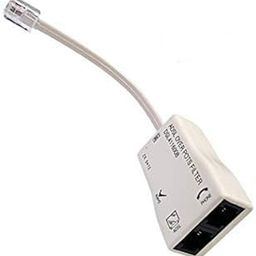 Filter for ADSL RJ11 Plus Splitter for installations Telephone with sockets-11