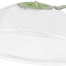 UJEAVETTE Microwave Splatter Cover Reusable Home Use Kitchen Gadget Heat Resistant Lid Green-image-33