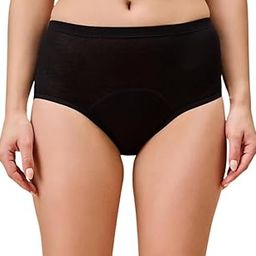 Period Panty for Women & Girls | Cotton | Black | Mid-Rise | Reusable | Leak-Proof | No Pads | Comfy & Super Absorbent | Stain & Rash-Free-image-61