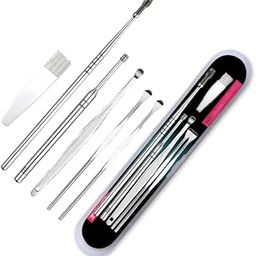 Anayo Earwax Removal Kit, Stainless Steel Ear Cleaning Tool, Ear Pick Curette (Set of 6)-image-87