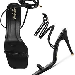 Pencil Heels, 4 Inch, Lace-up Design-47
