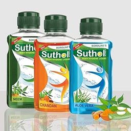 Neem Antiseptic Disinfection Liquid 200ML, Suthol Fresh Antiseptic Liquid 200ML, Suthol Chandan Antiseptic Liquid 200ML (Pack of 3)-image-48