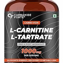 Carbamide Forte L Carnitine L Tartrate 1000mg Capsules for Men & Women | Pre Workout Supplement - 120 Veg Capsules-13