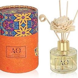 AMBEO Sandalwood Luxury Aroma Air Freshner Reed Diffuser Set, 60 ML, Mood Enhancer Smoke Free Long Lasting Fragrance for Home, Office, Gym, Yoga (Pack of 1 - Sandalwood) - Ideal for Gifting-6