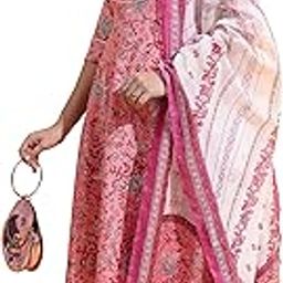 Women's Cotton Regular Fit Printed Threeforth Sleeve Ethnic Set-image-18