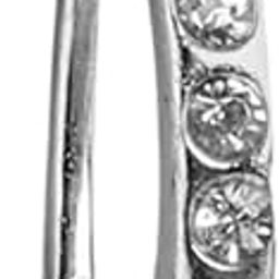 925 Sterling Silver Cubic Zirconia CZ Studded Minimal Nath Rhodium Plated Nose Pin | Gift for Women & Girls | With Certificate of Authenticity and 925 Hallmark-image-65